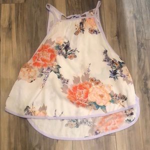 Free People Floral Tank